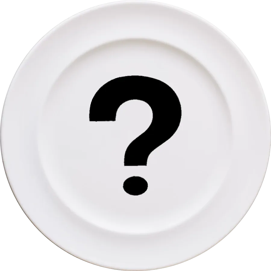 Best Fed Cats - image of an empty plate with a big question mark over it